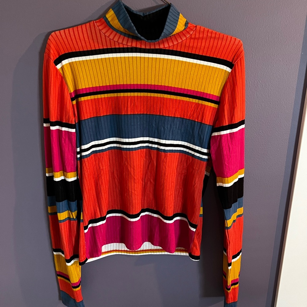 Striped Turtleneck